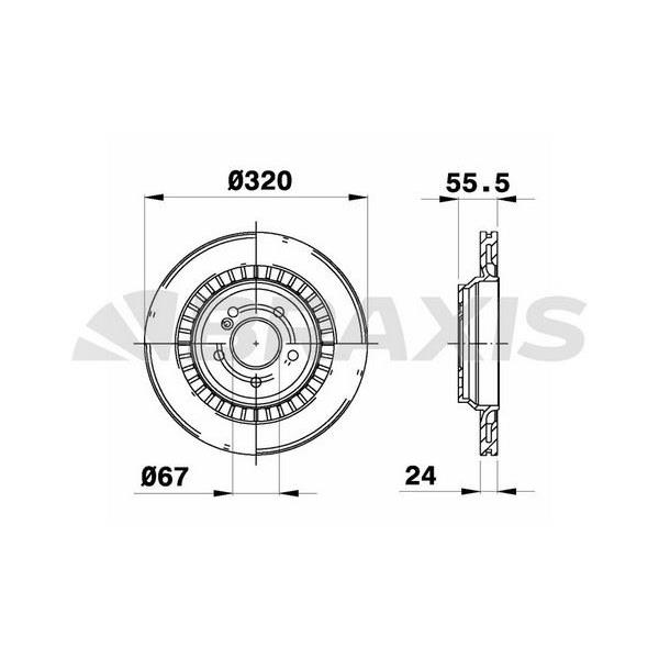 Fren Diski Arka (Amg Spor Tıp, Kod: 950/951) W221 05>13 C216 06>13 W222 13>17 R230 06>12