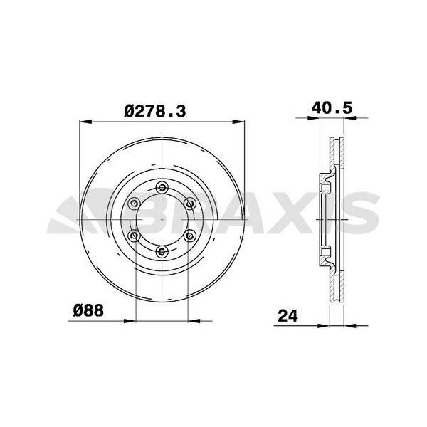 Fren Diski Ön Ssangyong Musso Rexton 2.9Td