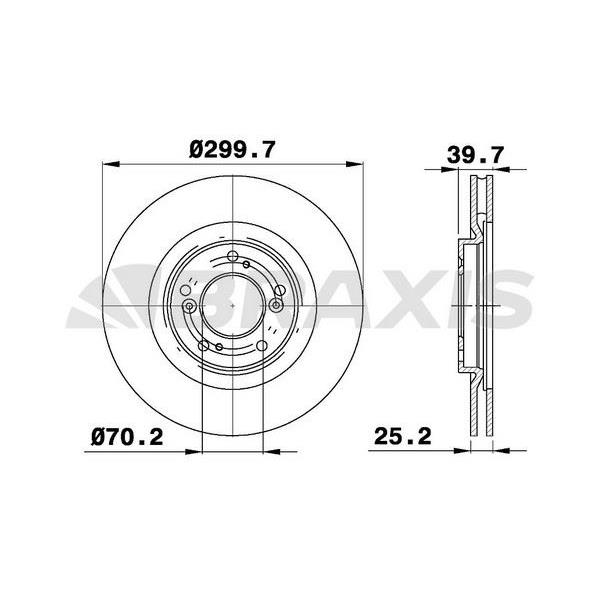 Fren Diski Ön Honda S2000 2.0I