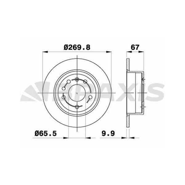 Fren Diski Arka Havalı Omega A 1.8 / 1.8I 2.0I 2.3D 2.3Td 2.4I 2.6I 3.0 3.0I 86 94 Senator 87 93