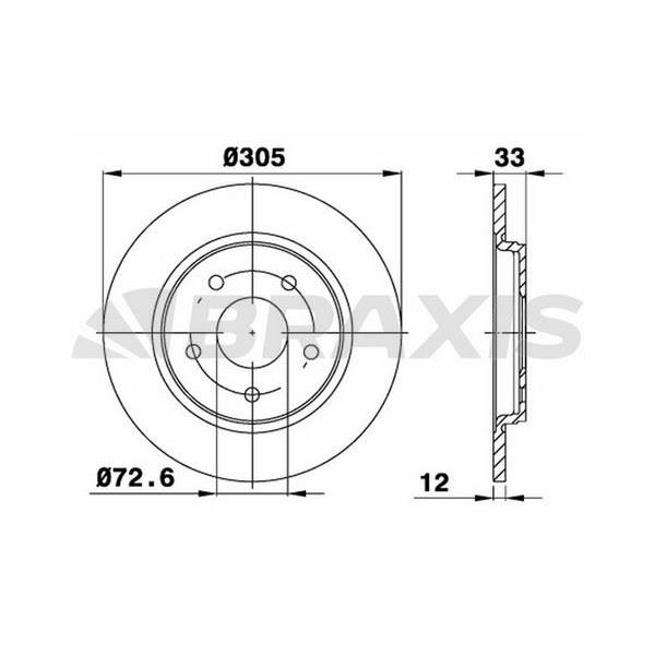 Arka Fren Diski Chrysler Grand VoYağer V Dodge Journey