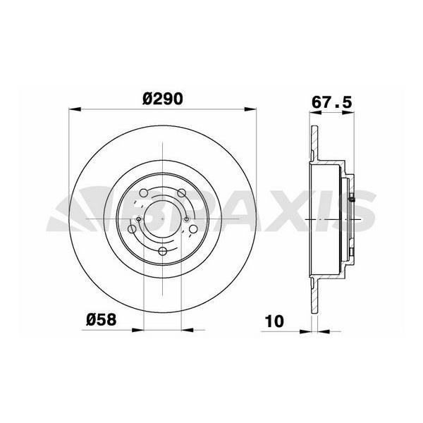 Fren Diski Arka Subaru Legacy 3 2.0I