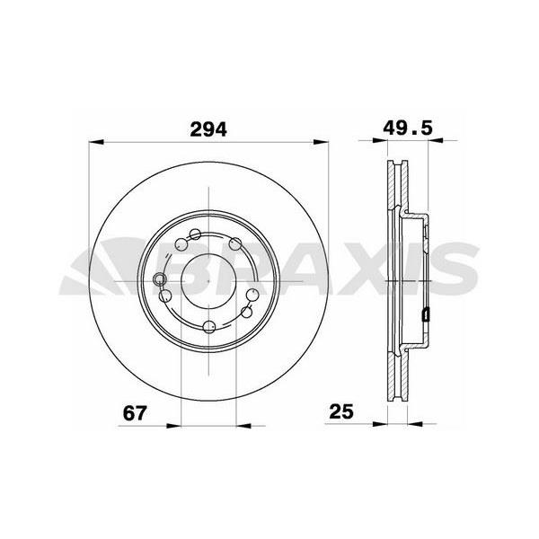 Fren Diski Ön W124 88>93 S124 89>96 C124 93>97