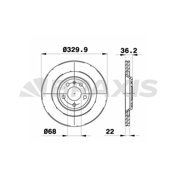 Fren Diski Arka Audi A4 A5 A6 A7 A8 Q5 Porsche Macan 08>