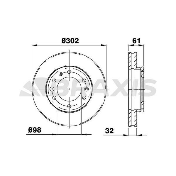 On Fren Diski Ford Ranger Tke 2.2-3.2 11> – Mazda Bt 50 2.2Tdcı 12 />