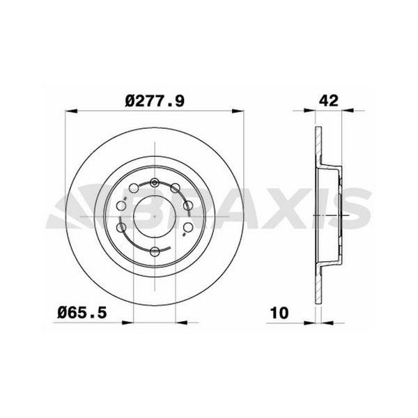 Fren Diski Arka Astra H 2.0 Turbo 03 / 05> Zafıra B 1.8 / 2.0 / 2.2 / 1.7Cdtı / 1.9Cdtı 07 / 0
