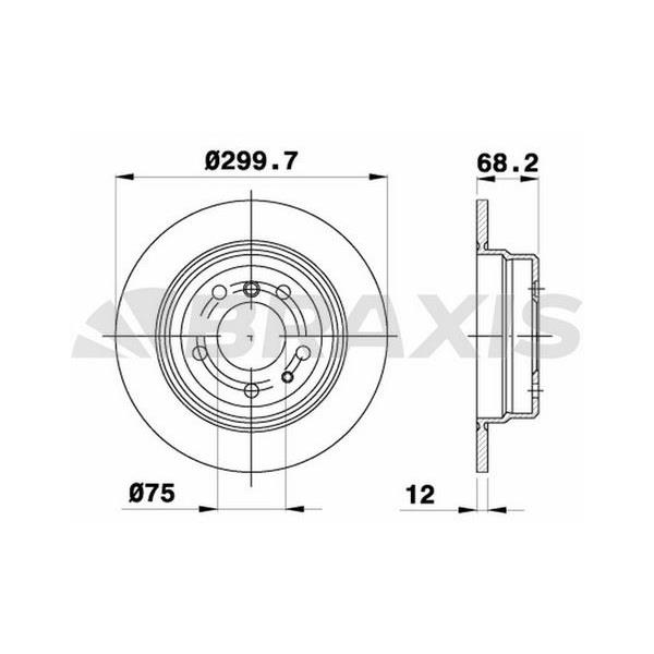Fren Diski Arka Bmw E32 87>93