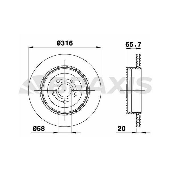 Fren Diski Arka Subaru Impreza 2.0Stı