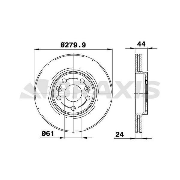 Fren Diski Ön Renault Megane Iı 2.0 Dcı 04> (Hava Kanallı)