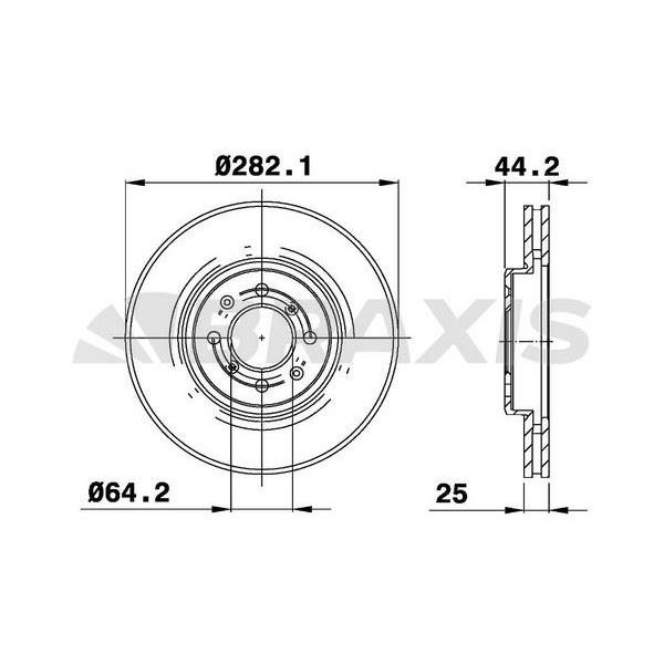 Fren Diski Ön Mg Zr Zs 1.8I 2.5I 2.0Td