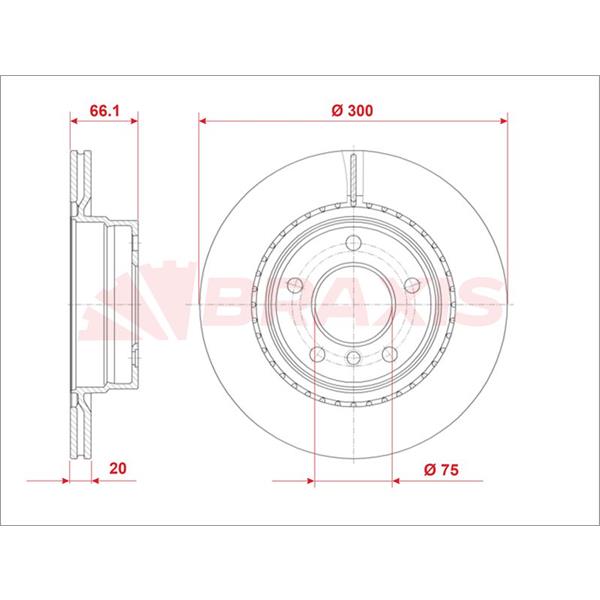Fren Diski Arka (Havalı) E87 E90 E92 