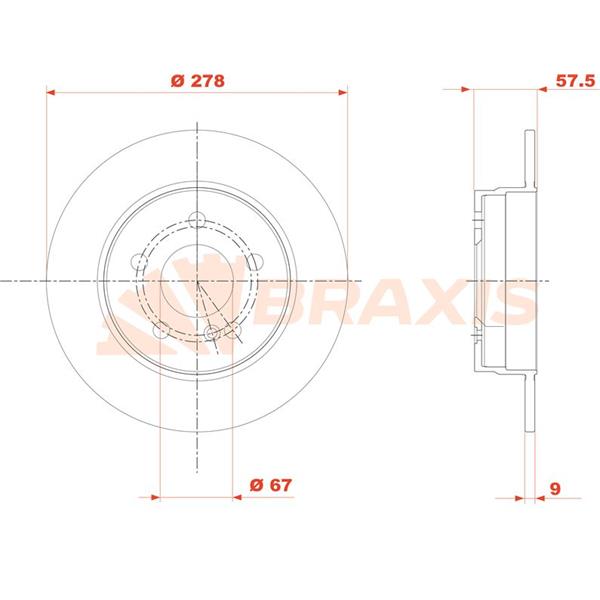 Fren Diski Arka W204 07>14 S204 07>14 C204 11>