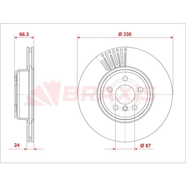 Fren Diski Ön 5 Serısı (G30 G31 F90) 16 > X3 (G01 F97) 17 > X4 (G02 F98) 18 >