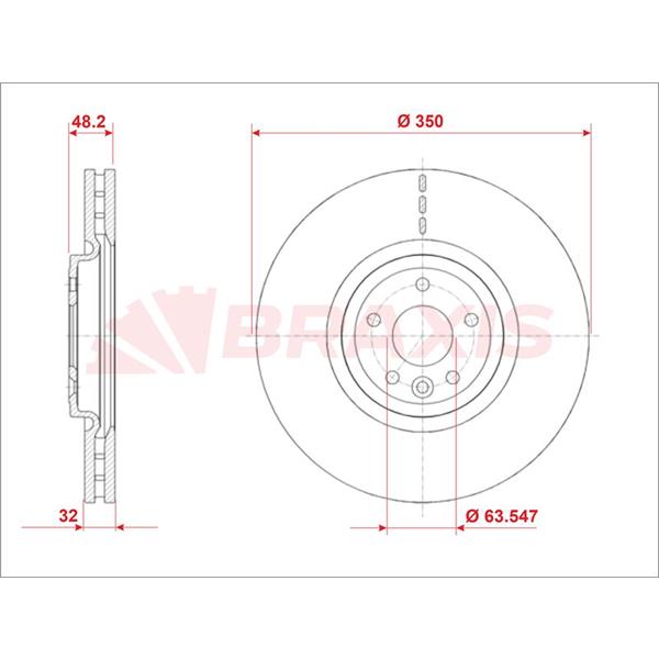 Fren Diski Ön F-Pace (X761) Xe (X760) Xf (X260) 15>18