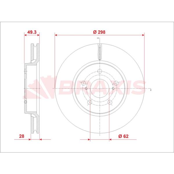 Fren Diski Ön C-Hr 16 >