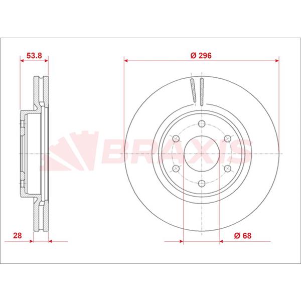 On Fren Diski Nissan Navara 2.3 Dcı D23 Kasa 2015-> 4X4