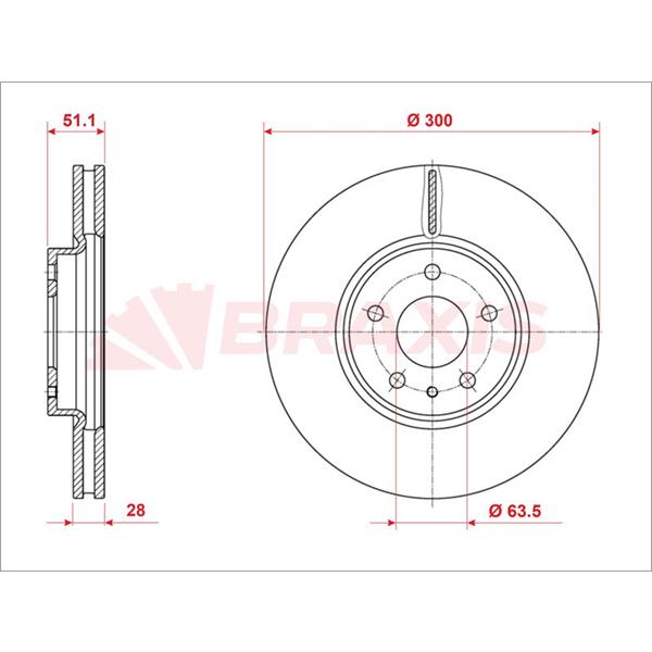 Fren Diski Ön Yenı Kasa Mondeo 15>
