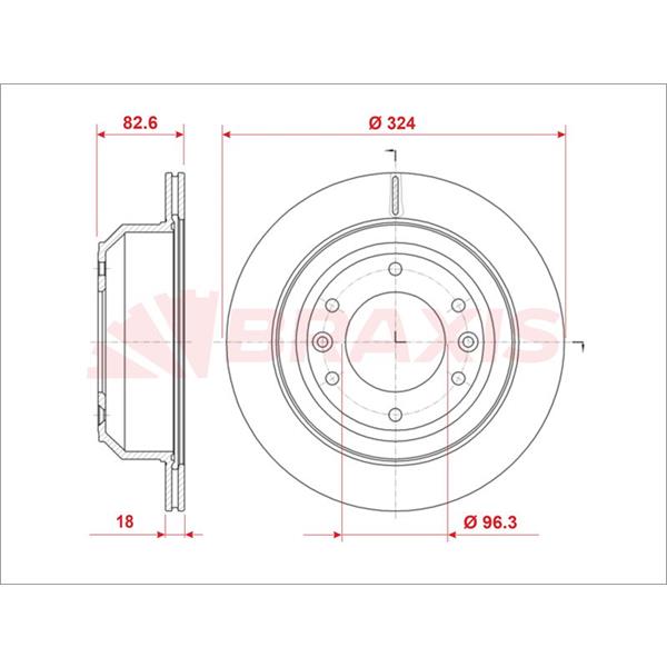 Fren Diski Arka Hyundai H 1 08>