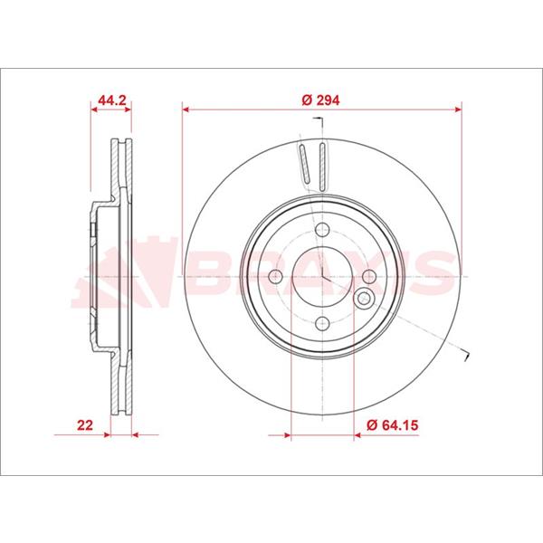 Fren Diski Ön Mını R55 R56 R57 R58 R59