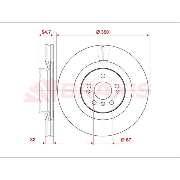 Fren Diski Ön R-Class W251 09 > 12 Gl-Class X164 06 > 15 M-Class W164 W166 05 > 11