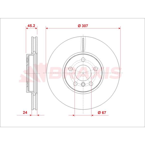 Fren Diski Ön Bmw F45 F46 Mını F54 F60