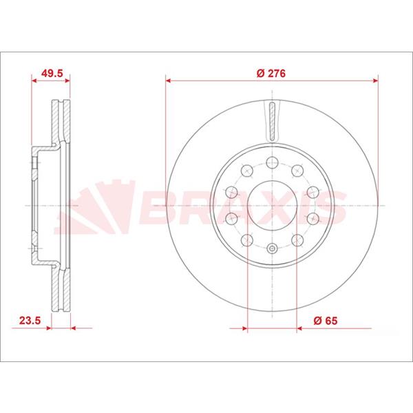 Fren Diski Ön Golf Vıı 13> Leon A3 13>16 Octavıa 13>