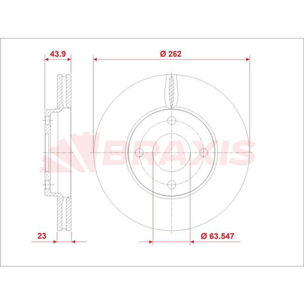 Fren Diski Ön Fiesta Vıı 17 >