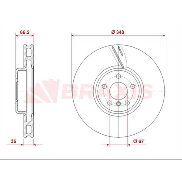 Fren Diski Ön Sağ Bmw G20 G30 G11 G01 G02 G05 G14 G15 G32