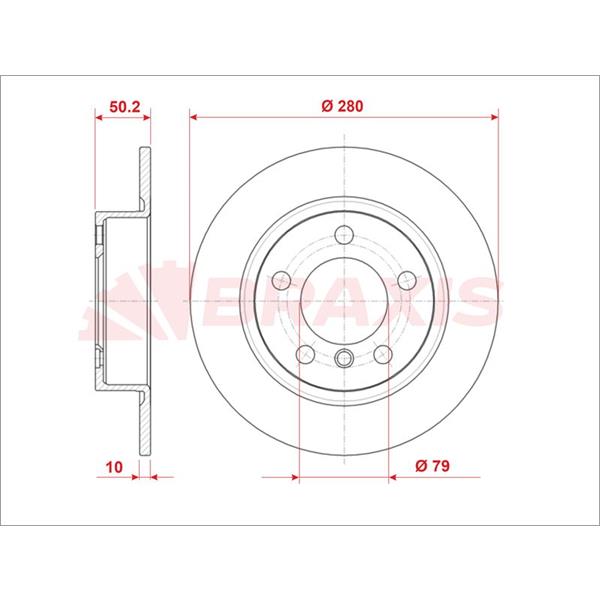 Fren Diski Arka Mını R60 Countryman Paceman