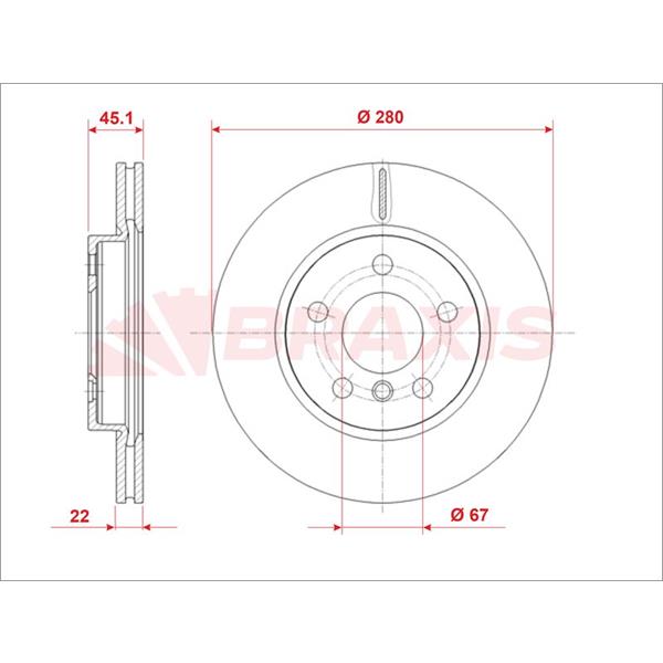 Fren Diski Ön Bmw F45 Mını F54 F55 F56 F57