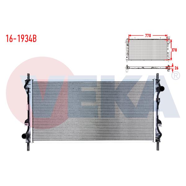 Su Radyatoru Brazing Ford Transit (V184) 2.4 D M-T Ac+ 2000-2006