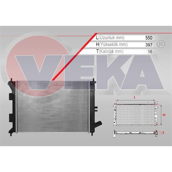Su Radyatoru Brazing Hyundai i30 (Gd) 1.6 Gdı M-T Ac+/- 2011-