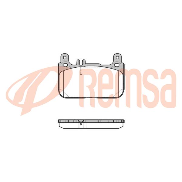 Fren Balatası Ön Mercedes S Serisi (W222,V222,X222) S 300 Bluetec 17,60Mm 2013-