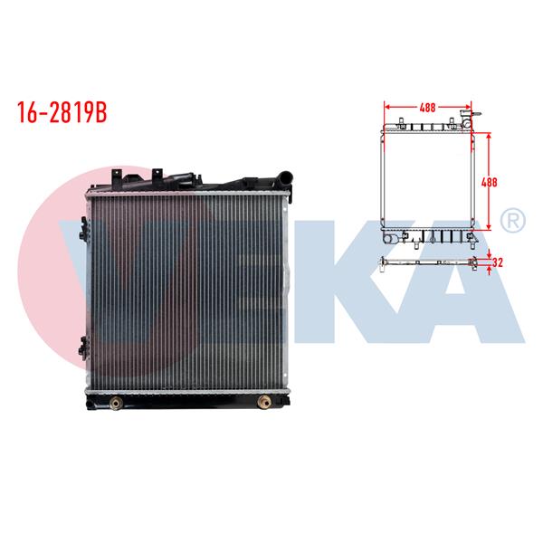 Su Radyatoru Brazing Mercedes S Serisi (W126) 260 Se A-T Ac+/- 1981-1991
