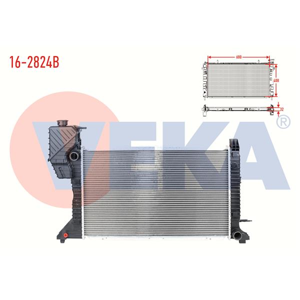 Su Radyatoru Brazing Mercedes Sprinter (W901) 208 Cdı M-T Ac+/- 1995-2000