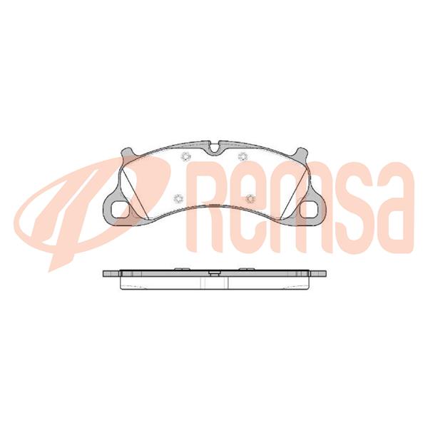 Fren Balatası Ön Porsche 911 (991) Carrera 3.0 4S 17.30Mm 2012-