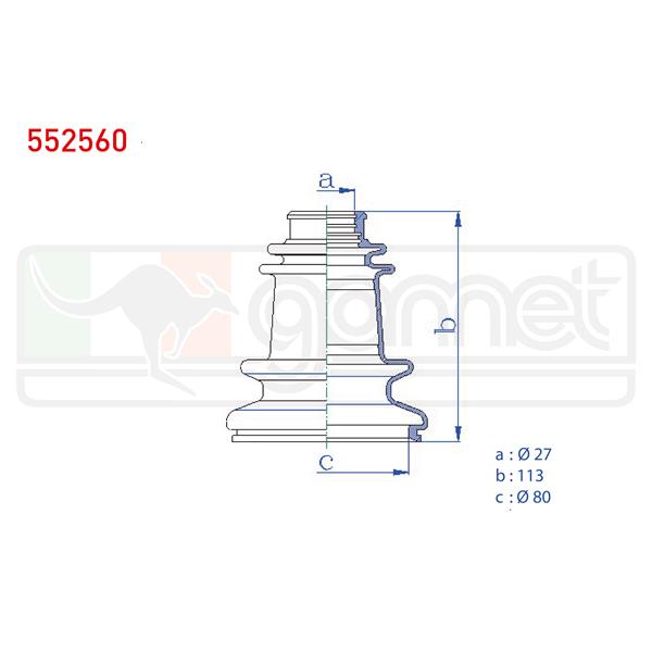 Aks Körüğü Kiti Sağ iç Renault Clio I (B/C57,5/357) 1.4 27X113x80 1990-1998 / R11 (B/C37) 1.4 1983-1995 / R9 (L42) 1.4 1985-2000 / Twıngo 1.2 1993-2007