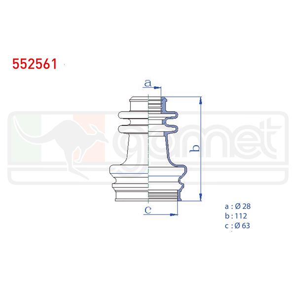 Aks Körüğü Kiti Sağ iç Renault Clio I (B/C57,5/357) 1.4 28X112x63 1990-1998 / R11 (B/C37) 1.4 1983-1995 / R9 (L42) 1.7 1985-2000 / Twıngo 1.2 1993-2007