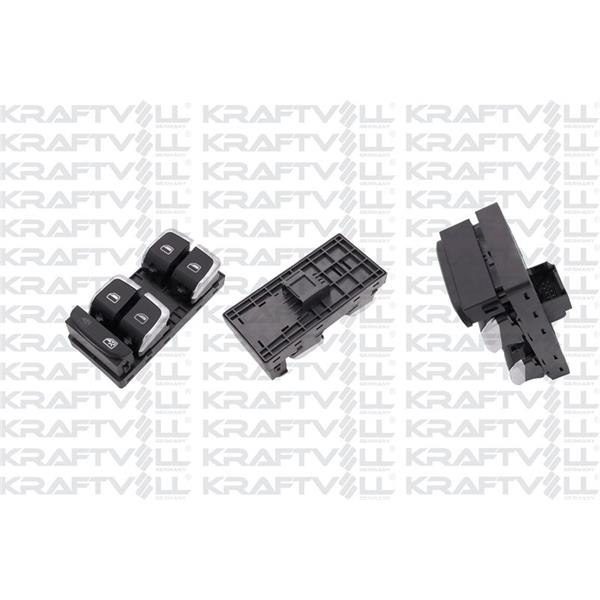 Cam Acma Kapama Ve Emnıyet Kılıt Anahtarı Dortlu (Krom) A4 13>15 A5 12> Q5 13>