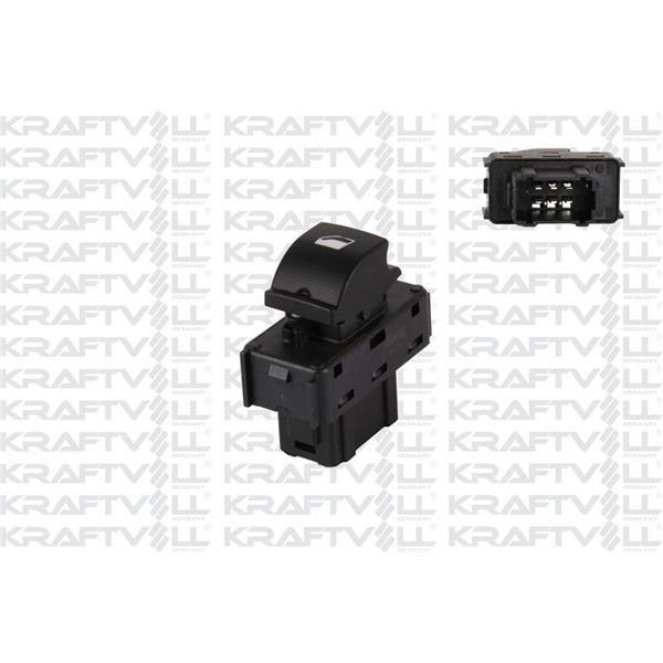 Cam Düğmesi On / Arka (Sag / Sol) P301 C Elysee Ds3 Sıyah