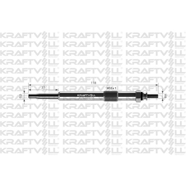 Kızdırma Bujısı 11 V 307-407-607 2.0 Hdı(Dw10bted4-C5-C8 2.0 Hdı(Dw10bted4) Scudo-Ulysse 2.0D Multıj