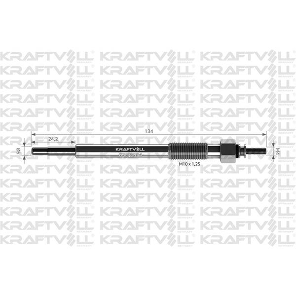 Kızdırma Bujısı 11V Sıgnum-Vectra 3.0 Cdtı Renault Avantıme-Espace-Velsatıs 3.0 Dcı