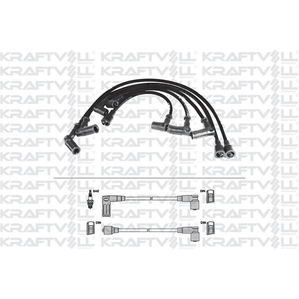 Buji+Bobin Kablosu Tempra-Tıpo S/Sx/Slx/Ak 1,4/1,6 (Epdm Kablo)