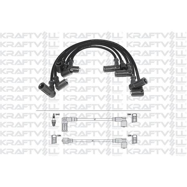 Buji+Bobin Kablosu Uno 70 Sx 1,4İe 8V (Epdm Kablo)