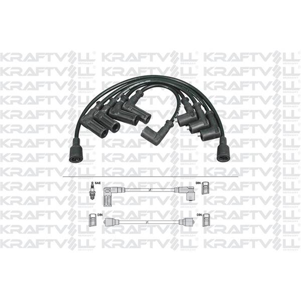 Buji+Bobin Kablosu Dks Slx / S Duz Motor 1,4 1,6 Kısa (Epdm Kablo)