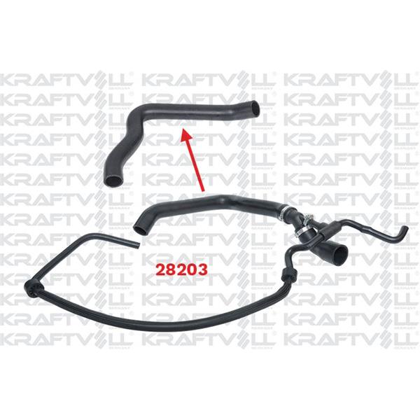 Radyator Ust Hortumu(Ok Ile Gosterılen) Lt35 Volt 2.5Tdı