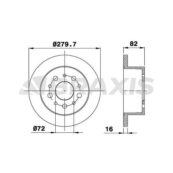 Fren Diski Arka Boxer Jumper Ducato (Tum Modeller) 14Q (15 Jant) 1.9 2.0 Hdı 2.2 Hdı 2.5Duz