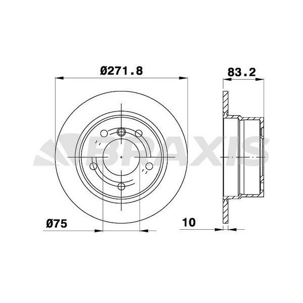 Fren Diski Arka Bmw Z3 E36 98>03