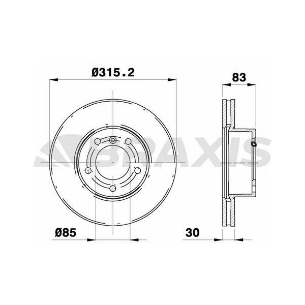 Fren Diski Ön G-Class W460 79>93 W461 93>00 W463 01>
