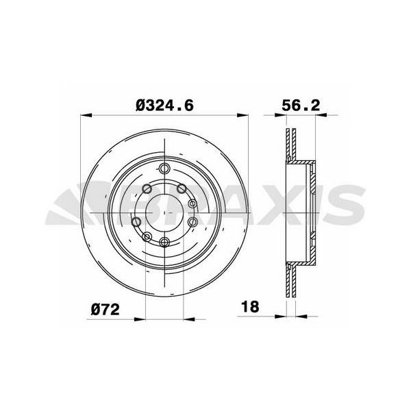 Fren Diski Arka Mazda Cx 7 Cx 9 3.7I 2.2Cdvı